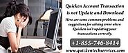 Quicken is Not Allowing to Update or Download Transactions