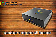 Custom Apparel boxes- appeal your clients with quality