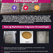 Uses of Naphthalene Sulfonate Formaldehyde | Visual.ly