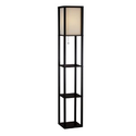 Amazon.com: Adesso 3138-01 Wright 150-Watt 63-Inch Tall Floor Lamp with Silk Shade, Black: Home Improvement