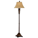 Amazon.com : Kenroy Home 20531WTR Ellis Floor Lamp, Weathered Teak Rattan : Home Improvement
