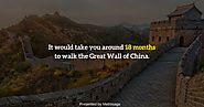 unknown facts about the great wall of China.