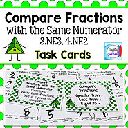 Compare Fractions with the Same Numerator by Mercedes Hutchens | TpT