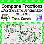 Compare Fractions with the Same Denominator by Mercedes Hutchens