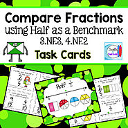 Compare Fractions Using Half as a Benchmark by Mercedes Hutchens