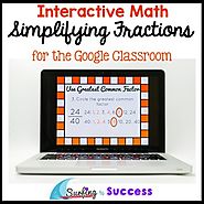 Simplify Fractions: Interactive Math for the Google Classroom | TpT