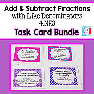 Add and Subtract Fractions Bundle by Mercedes Hutchens | TpT