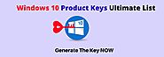 Windows 10 Product Keys - Activate Windows with Key Generator Tool