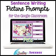 Respond to a Picture Prompt PETS Sentence Writing Google Classroom