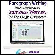 Women's History Month: Respond to Quotes for the Google Classroom