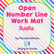 Open Number Line Template Free by Mercedes Hutchens | TpT