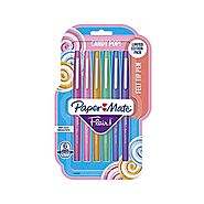 Paper Mate Flair Felt Tip Pens, Medium Point (0.7mm), Limited Edition Candy Pop Pack, 6 Count
