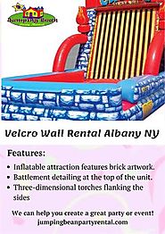 Inflatable velcro wall rentals