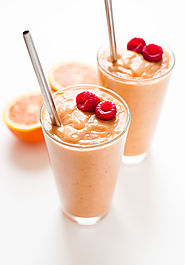 Orange Peach Raspberry Smoothie - A Calculated Whisk