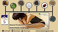 Natural Treatment for External Piles, Hemorrhoids Swelling and Pain