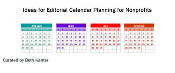 Headline for Nonprofit Editorial Calendar Planning - Ideas