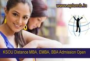 Student can apply online for KSOU MBA & BBA Courses Admission