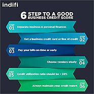 6 Steps To a Good Buisness Credit Score - Indifi
