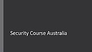 Security Course Australia