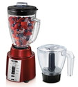 Oster BCCG08-RFP-NP9 8-Speed Blender with Food Processor Attachment, Metallic Red