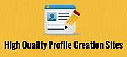 High PR Do follow Profile Creation Sites List