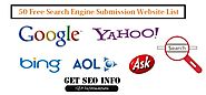 Search Engine Submissions Sites List
