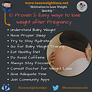 10 Easy Ways to Lose Weight after Pregnancy | Lose Weight Loss