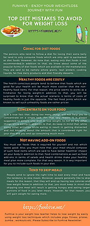 Weight Loss Diet Mistakes: Top Diet mistakes to avoid for Weight Loss | Funhive Weightloss Journey