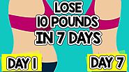 How To Lose Belly Fat in 1 Week Naturally Lose 10 Pounds In 7 Days With Detox Drink