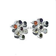 Seven Chakra Stone Earring - Chakra Earring For Sale