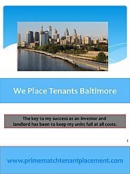 We place tenants baltimore