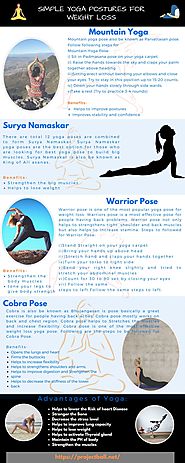 Simple Yoga Postures to lose weight | ProjectBall