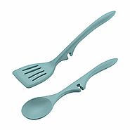 Rachael Ray Cucina 2-Piece Lazy Tools Set, Agave Blue