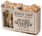 A Wild Soap Bar Organic Shampoo and Body Bar, Yucca Root, 3.5 Ounce