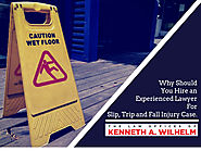 Hire an Experienced Lawyer For Slip and Fall Injury Case.