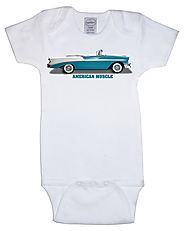 Get American Muscle Onesies and Car Baby Clothes Online