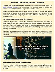 Best Bottle Service London Offers