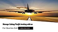 Cathay Pacific Manage Booking | 1-888-206-5328 | Reservation Number