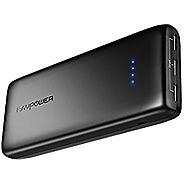 Amazon.com: Portable Chargers RAVPower 22000mAh Power Banks 22000 5.8A Output 3-Port Battery Pack (2.4A Input, iSmart...