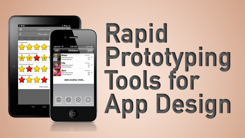 Headline for Rapid Prototyping Tools for App Design