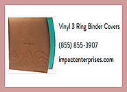 Decorative 3 ring binders | Easel Ring Binder - Impact Binders