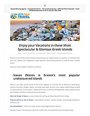 PPT - Enjoy your Vacations in Greek Islands PowerPoint Presentation - ID:7834493