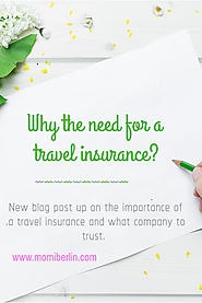 MOMI SHARES| Why the need for a travel insurance? | MOMI BERLIN