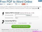 PDF to Word Converter - 100% Free