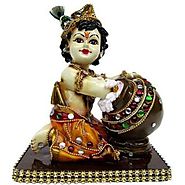 Hindu Lord Krishna Idol or Murti by goRevizon