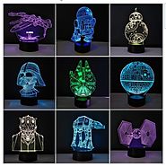 New 3D LED Hologram Illusion Star Wars