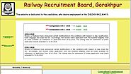 www.rrbgkp.gov.in RRB Gorakhpur Official Site - Recruitment Notification Cut off Results - RRB Result