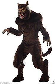 Werewolf Beast Monster Horror Scary Full Halloween Costume Adult Size