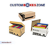 Custom Archive Boxes Printing and Packaging Wholesale - CustomBoxesZone