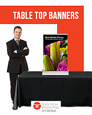 Tabletop Banners From Trade Show Display Pros